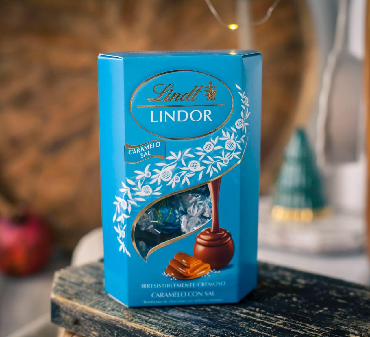 Цукерки Lindt Lindor (солона шоколад) 200 гр. Швейцарія
