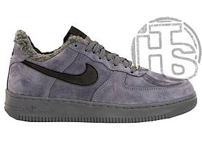 Жіночі кросівки Nike Air Force 1 Low Grey (с мехом) ALL01044