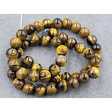 Тигрове око 8мм, довжина 38см