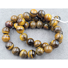 Тигрове око 10мм, довжина 38см