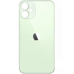 Задня кришка (скло) iPhone 12 mini green (big hole)