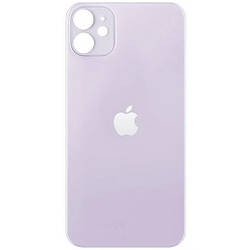 Задня кришка (скло) iPhone 12 mini purple (big hole) (оригінал завод)
