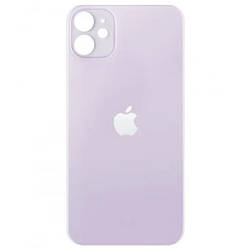Задня кришка (скло) iPhone 12 purple (big hole) (оригінал завод)