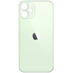 Задня кришка (скло) iPhone 12 green (big hole) (оригінал завод)