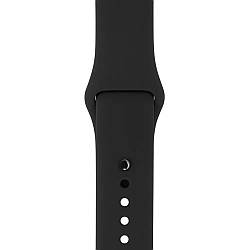 Ремінець силіконовий для Apple Watch 38/40/41 mm розмір L (18) Black