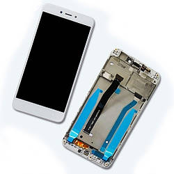Дисплей Xiaomi Redmi 4X/Redmi 4X Pro у зборі із сенсором і рамкою white