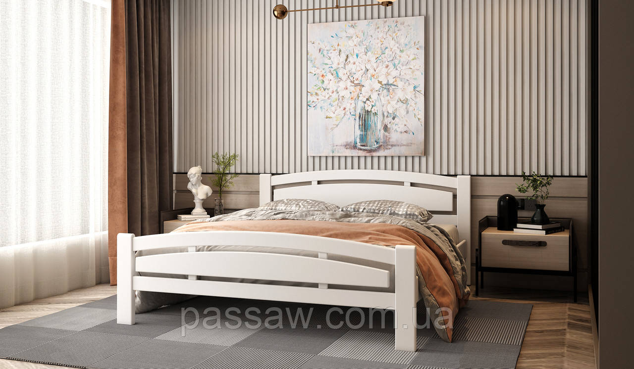 Ліжко "Джерсі" 120- це витончене поєднання стилю, комфорту та натуральних матеріалів., фото 1