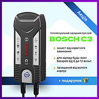 Автоматическая зарядка для аккумуляторов C3 BOSCH 6V/12V автоматическое зарядное устройство для аккумуляторов