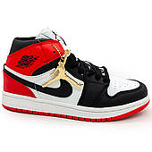 Високі біло-червоні кросівки Nike Air Jordan 1 Retro High. 36. Розміри в наявності: 36, 37, 38, 40.
