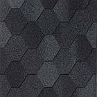 Бітумна черепиця Number One Hex (52) Dual Black