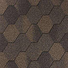 Бітумна черепиця Number One Hex (53) Autumn Brown