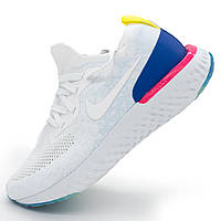 Кроссовки для бега Nike Epic React Flyknit белые. Топ качество! 40. Размеры в наличии: 40, 41, 42, 43, 44, 45.