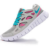 Кросівки для бігу Nike Free Run 2 Найк Фрі Ран, сріблясті 35. Розміри в наявності: 35.