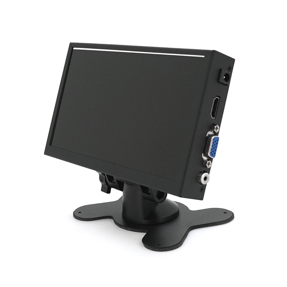 Автомобільний РК-монітор 7"(16:9), AV/VGA/HDMI роз'єми, 1024*600ips, 12-24V, BOX