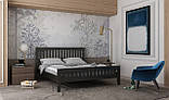 Ліжко Альберто 160- це сучасна модель, яка поєднує в собі натуральні матеріали, комфорт і стиль, фото 2
