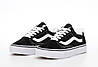 Зимові кеди Vans Old Skool Black/White з хутром (унісекс), vans зима, vans old school, кеди ванс олд скул, фото 2