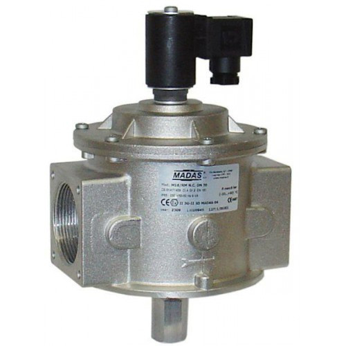 Електромагнітний клапан MAMAS M16/RM N.C. DN40 ( 6bar, 160x215, 12 В)