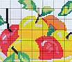 Набір для вишивання за нанесеною на канву схемою "Fruits 6". AIDA 14CT printed, 51*28 см, фото 6