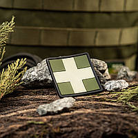 M-Tac нашивка Medic Cross Square PVC Olive
