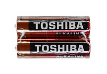 Батарейка, лужна, Toshiba, alkaline, LR6, розмір AA, 1,5V, 4шт/уп