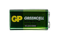 Батарейка крона, GP Greencell, солевая, 6F22, 9V