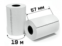Кассовая лента термо 57 мм 19 метров кассовая лента термо бумага чековая лента