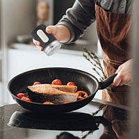 Набір шейкерів для спецій XL 6 шт. Сірий и Чорний и Срібло