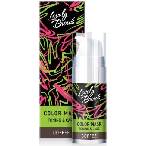 Nikk Mole Lovely Brows Тонер-маска для брів Color Mask Coffee, 10 мл
