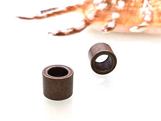 Бусина Тунель простий, бронза, неірж сталь