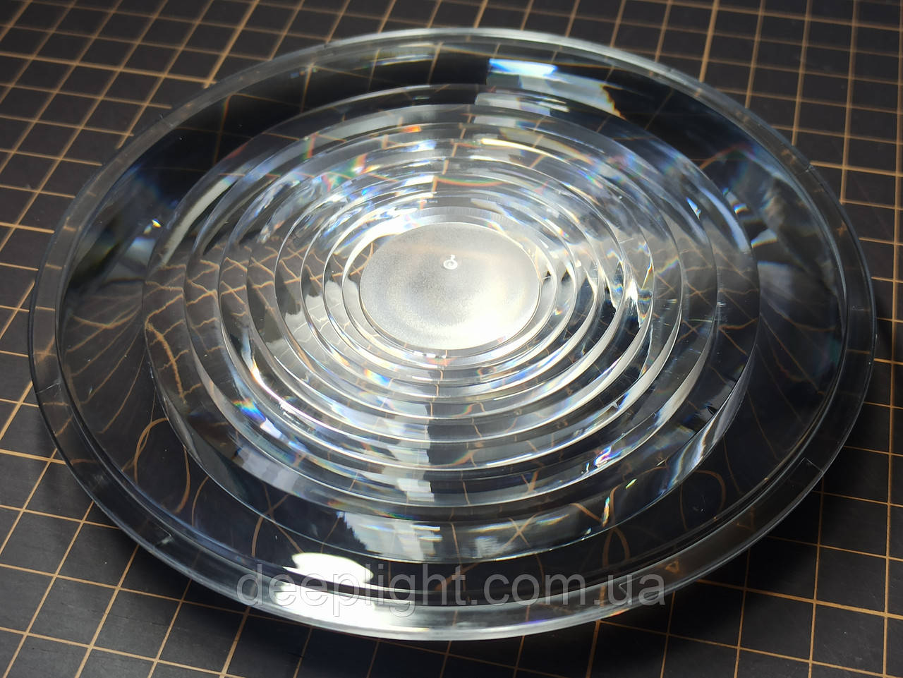 Оптика лінза 1-2° градус Френеля фокусувальна прозора Fresnel Lens прожектор пошуковий 133*21 мм, фото 1