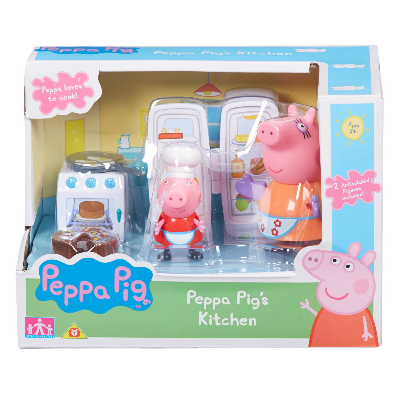 Ігровий мінінабір Peppa — КУХНЯ ПЕППИ (кухонна техніка, 2 фігурки), фото 1