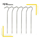 Титанові кілки для наметів TiTo Titanium 12 шт, фото 8