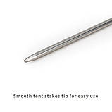 Титанові кілки для наметів TiTo Titanium 12 шт, фото 6