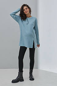 Теплі легінси (лосини) для вагітних на хутрі, високий пояс на животик Zoe XS Юла Мама Чорний SP-43.011