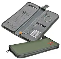 Поводочница на молнии Carp Zoom Rig wallet (36x14x4cm)