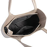 ЧОРНА — елегантна сумка класичного дизайну та великого розміру з одним відділенням на блискавці (Луцьк, 789), фото 6