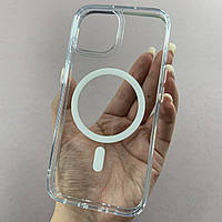 Чохол для Apple iPhone 15 чохол з підтримкою MagSafe на телефон айфон 15 прозорий r0e