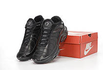 Чоловічі кросівки Nike Air Max TN Leather Black (с мехом) 09395, фото 5