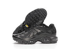 Чоловічі кросівки Nike Air Max TN Leather Black (с мехом) 09395, фото 6