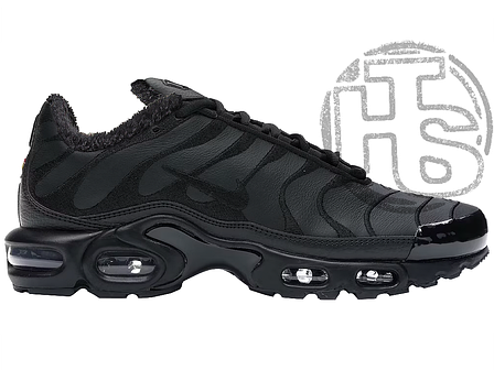 Чоловічі кросівки Nike Air Max TN Leather Black (с мехом) 09395, фото 1