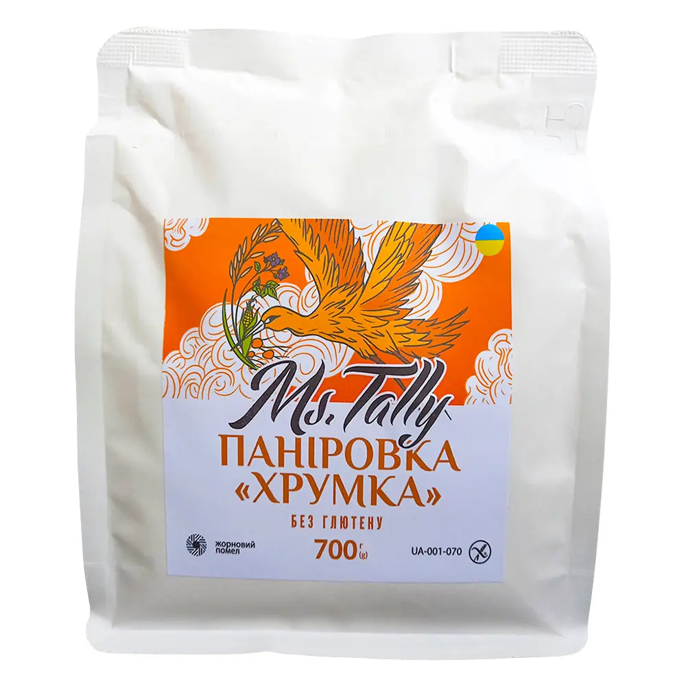 Паніровка безглютенова кукурудзяна "Хрумка" 700г Ms. Tally