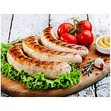 Ковбаски гриль рослинні Баварські білі 250г Vegetus, фото 2