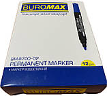 Маркер водост. синій 2-4 мм спиртова основа Buromax 8700, фото 5