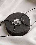 Парні підвіски для закоханих чорний і білий кіт Cat кішка кулони дві половинки, фото 3