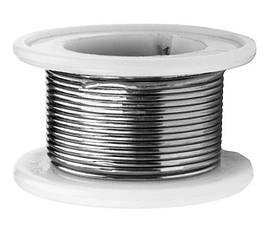 Припій олов'яно-свинцевий з каніфоллю 1 мм вага котушки 35 грам