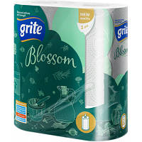 Бумажные полотенца Grite Blossom 2 слоя 2 рулона (4770023348637) - Топ Продаж!