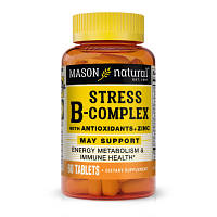 Вітамінно-мінеральний комплекс Mason Natural B-комплекс від стресу з антиоксидантами та цинком, Stress B-C