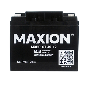 Акумулятор промисловий MAXION BP OT 12V 40Ah