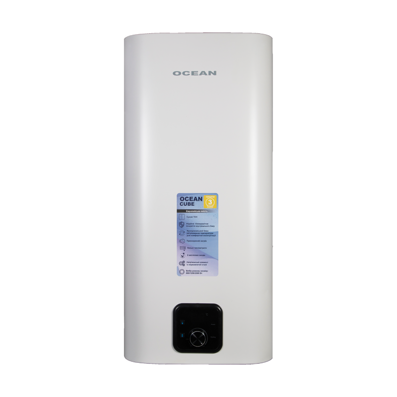 Бойлер OCEAN CUBE RZF80D-4 ET+DT 80 л сухий тен