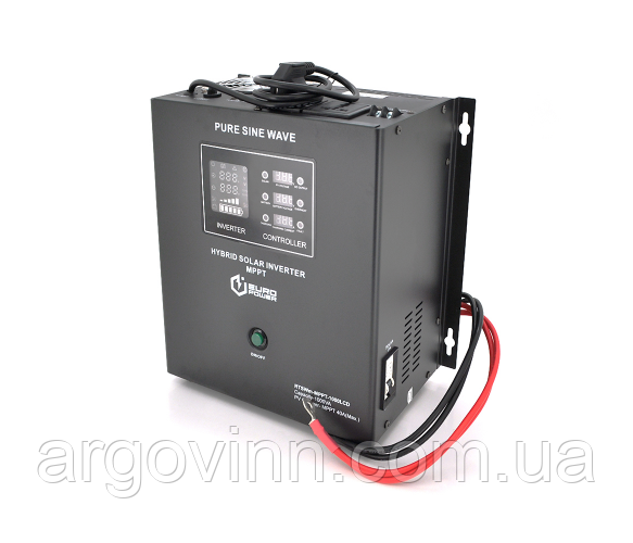 Гібридний інвертор Europower RTSWm-MPPT-2000LCD, 1400W, 24V, струм заряду 20/40A, 140-275V, MPPT